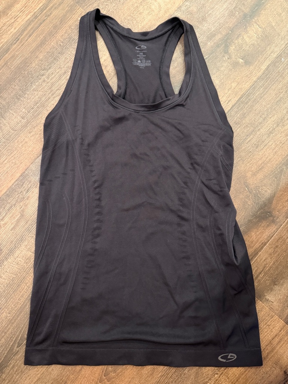 Champion Black Racerback Athletic Tank Top